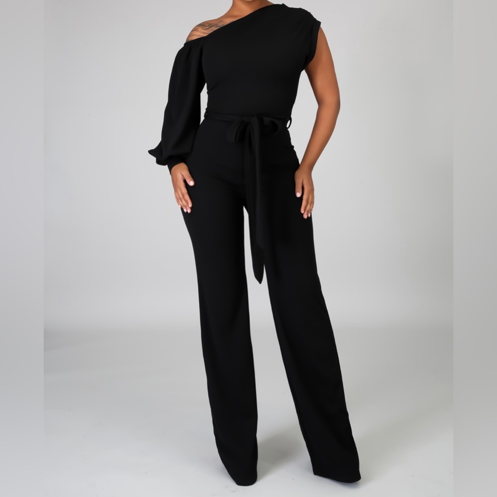One Shoulder Jumpsuit